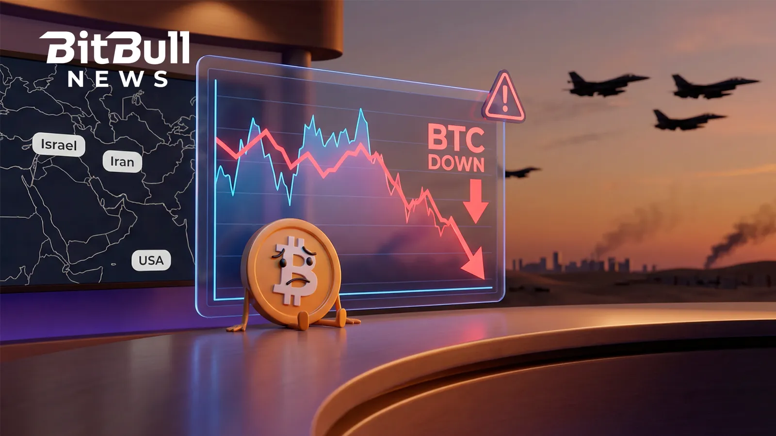 Bitcoin Slides as Israel Strikes Iran