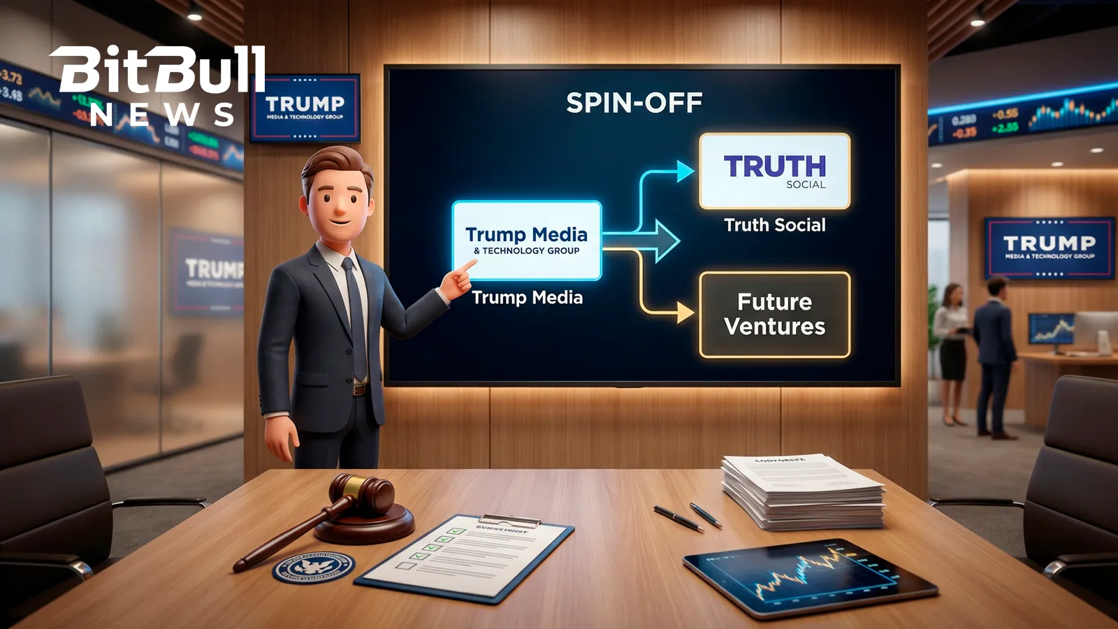 Trump Media Discusses Spinning Off Truth Social