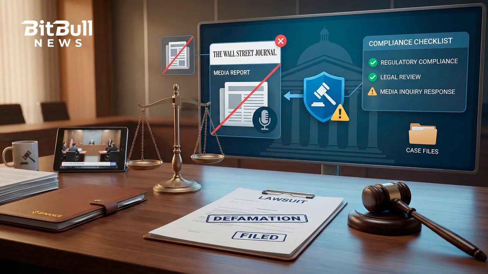 Binance Sues WSJ Over “Defamatory” Compliance Story