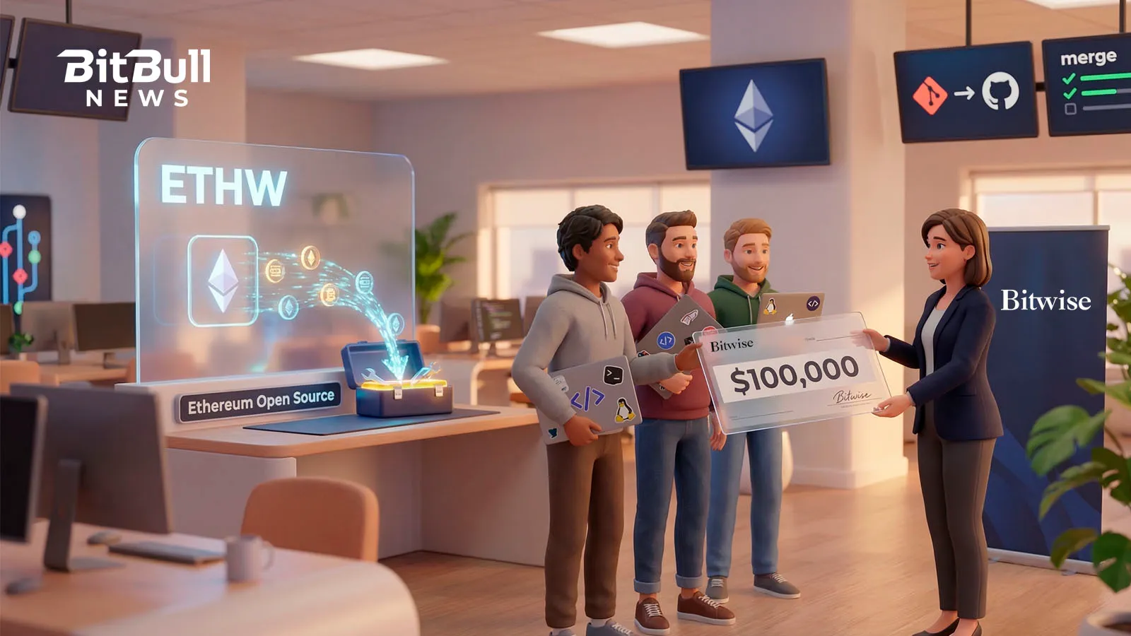 Bitwise Donates $100K From ETHW