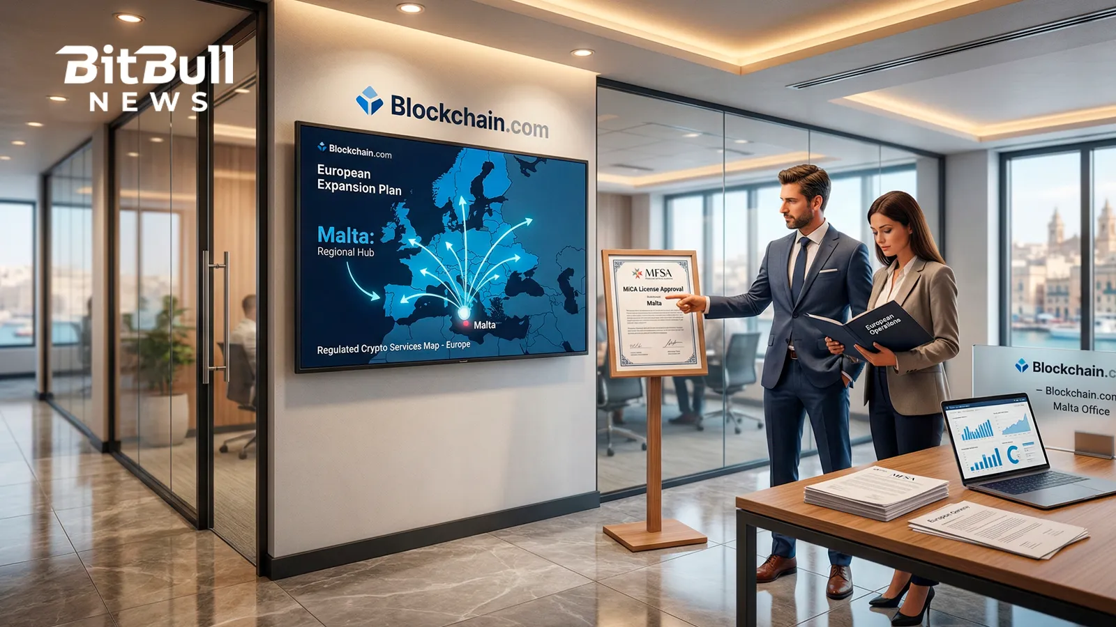 Blockchain.com has opened a new office in Malta
