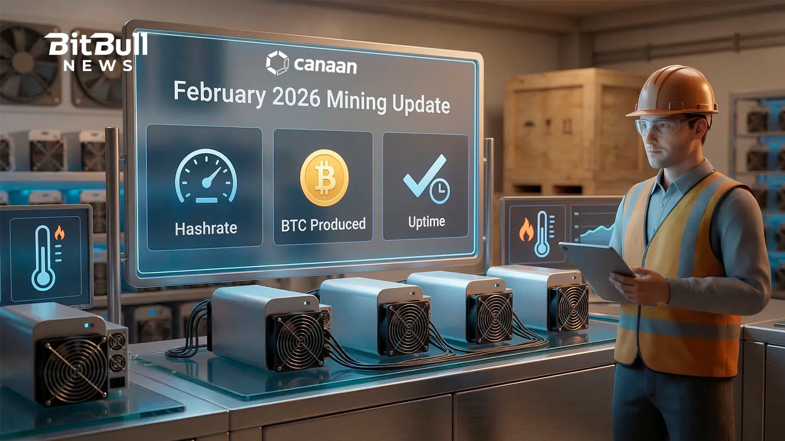 Canaan Mined 86 BTC in February