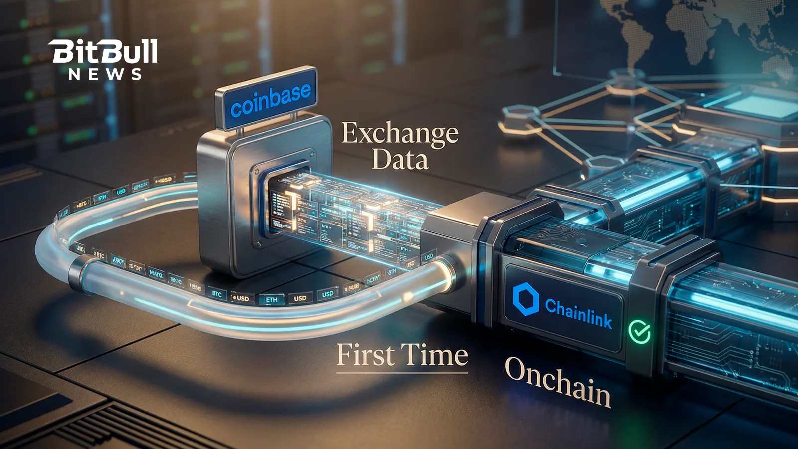 Coinbase Brings Exchange Data Onchain With Chainlink
