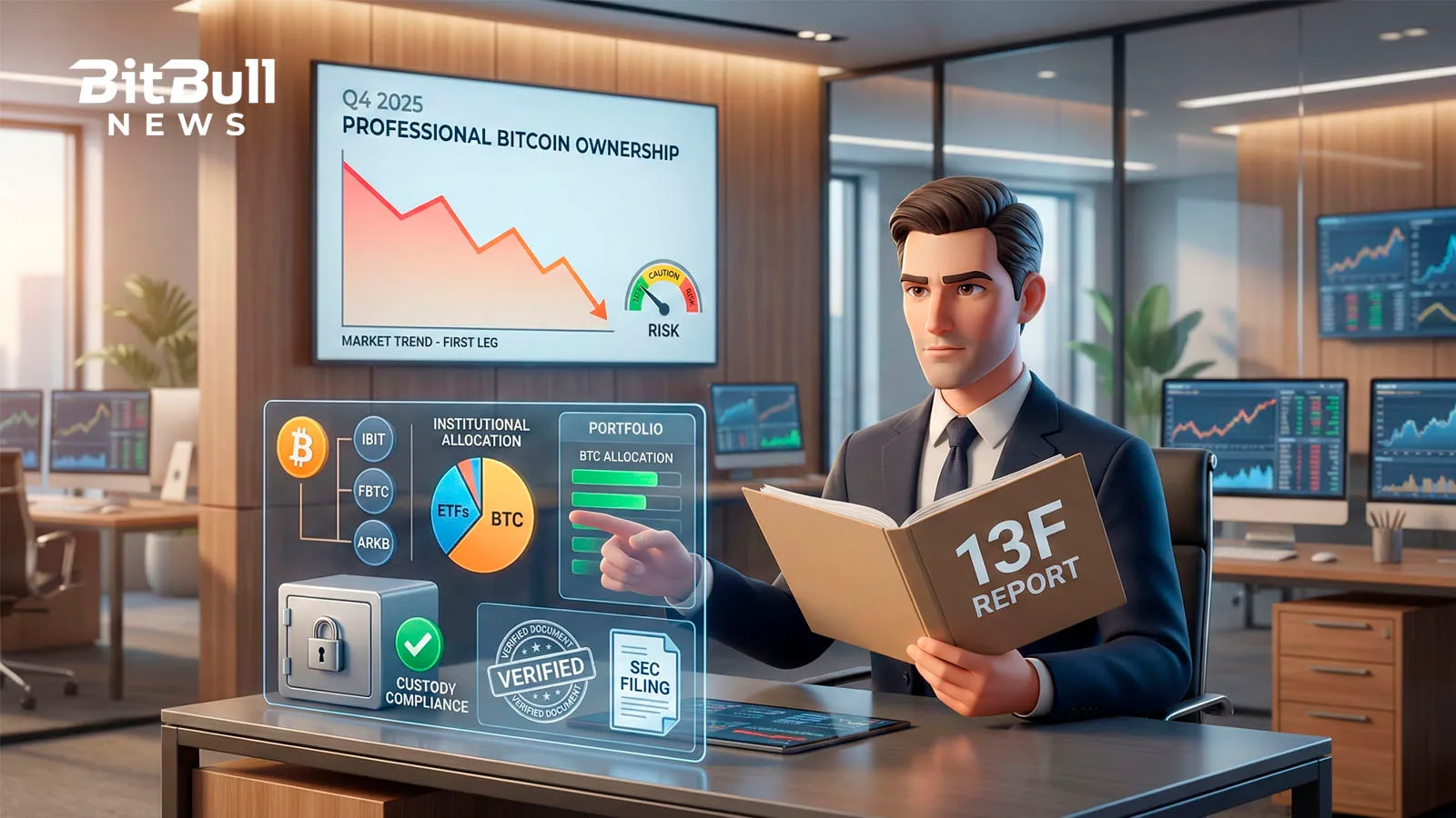 CoinShares: Pros Held Bitcoin ETFs Through Q4 Drop