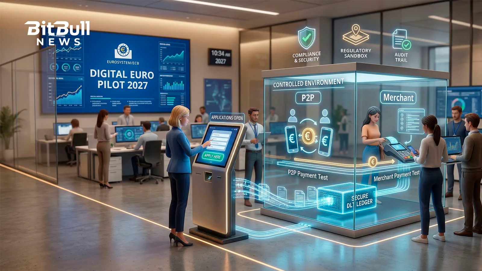 ECB Opens Digital Euro Pilot