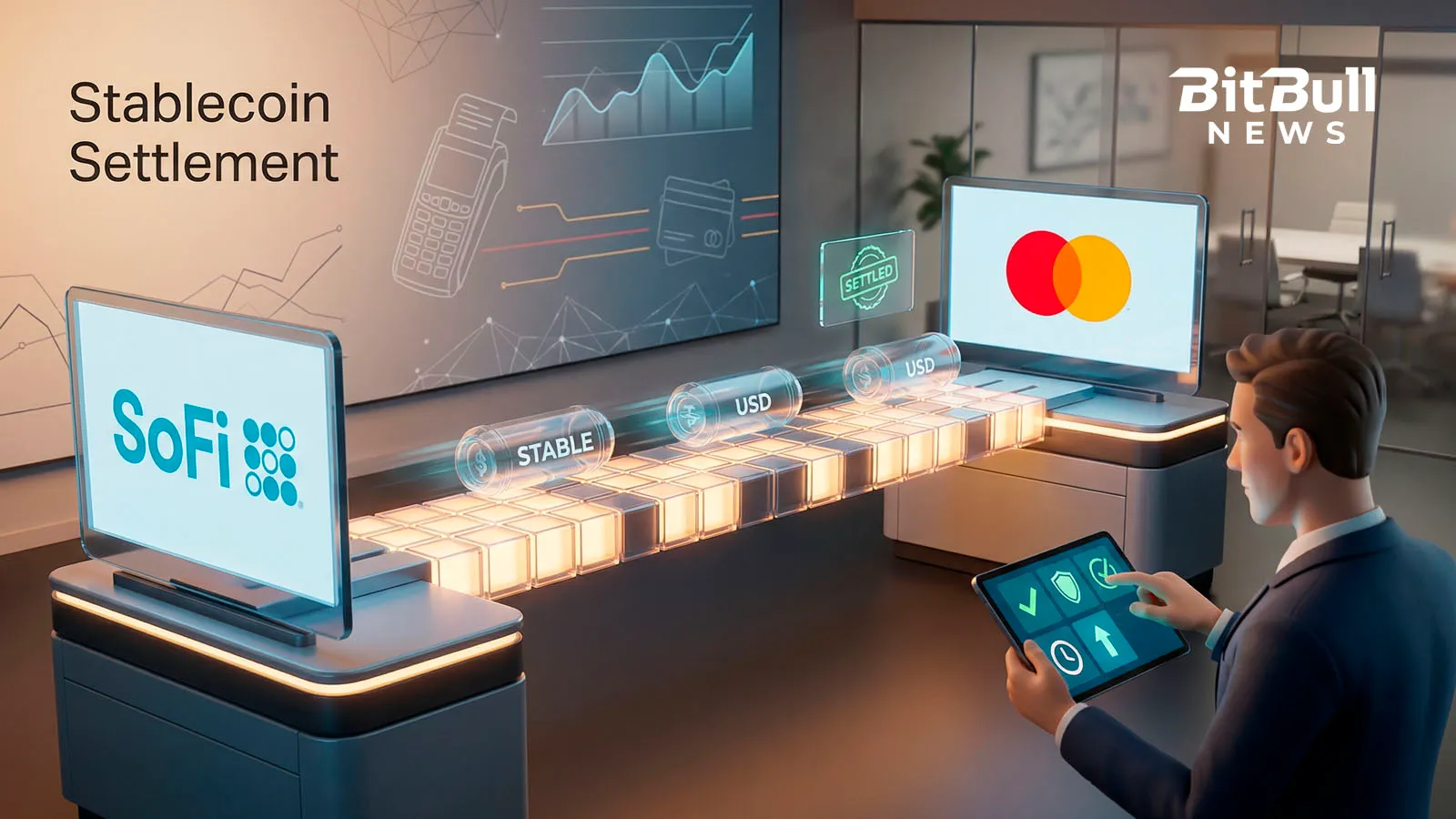 SoFi and Mastercard Expand Stablecoin Settlement