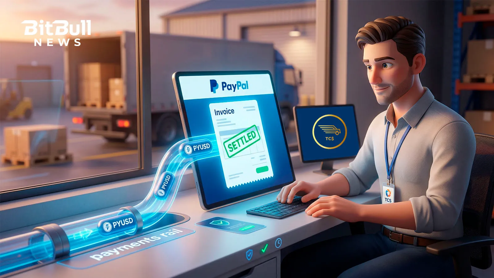 PayPal, TCS Use PYUSD