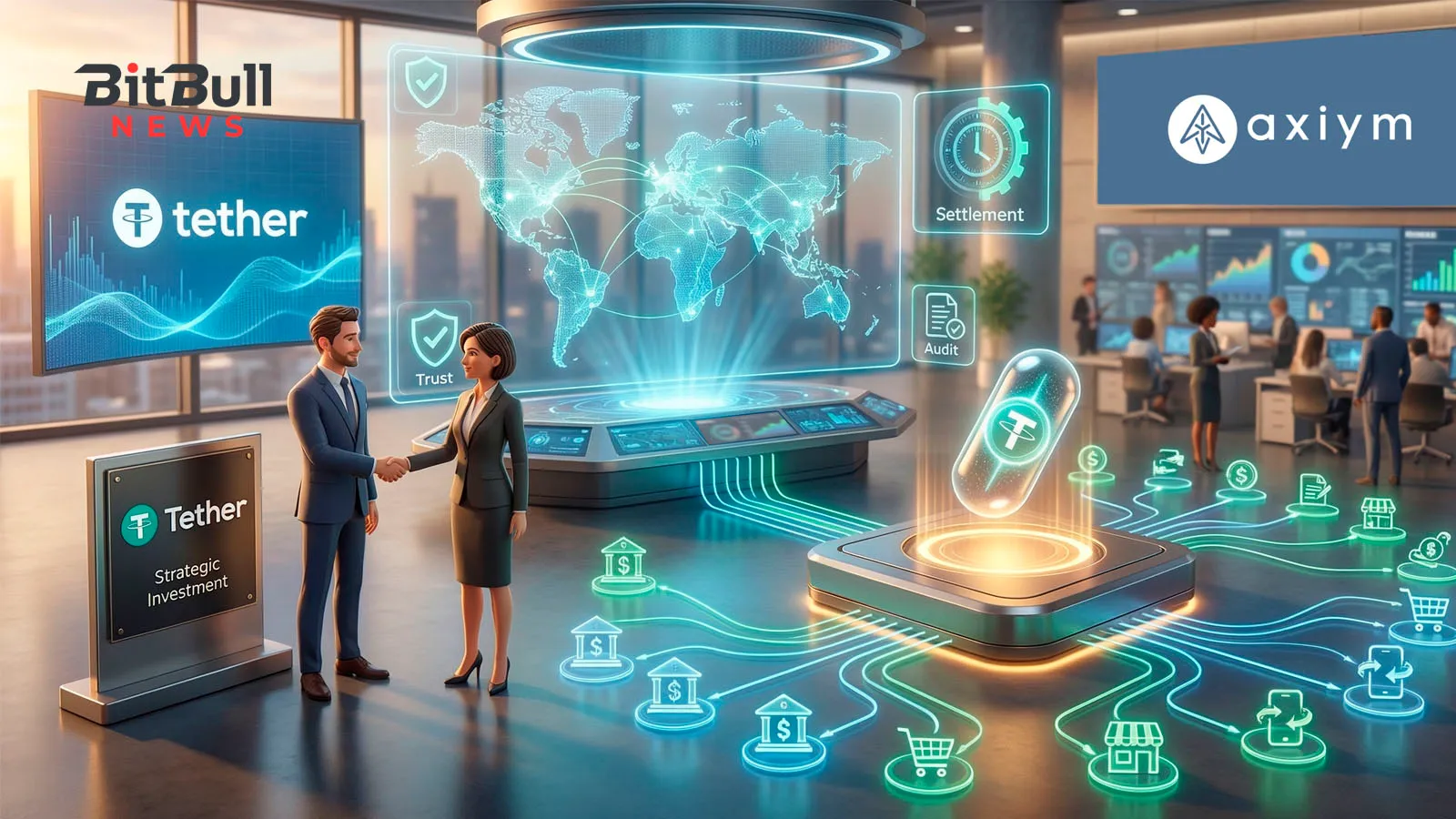 Tether Invests in Axiym