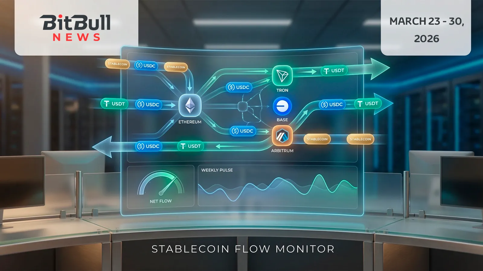 Stablecoin Flow Monitor: March 23 – 30, 2026