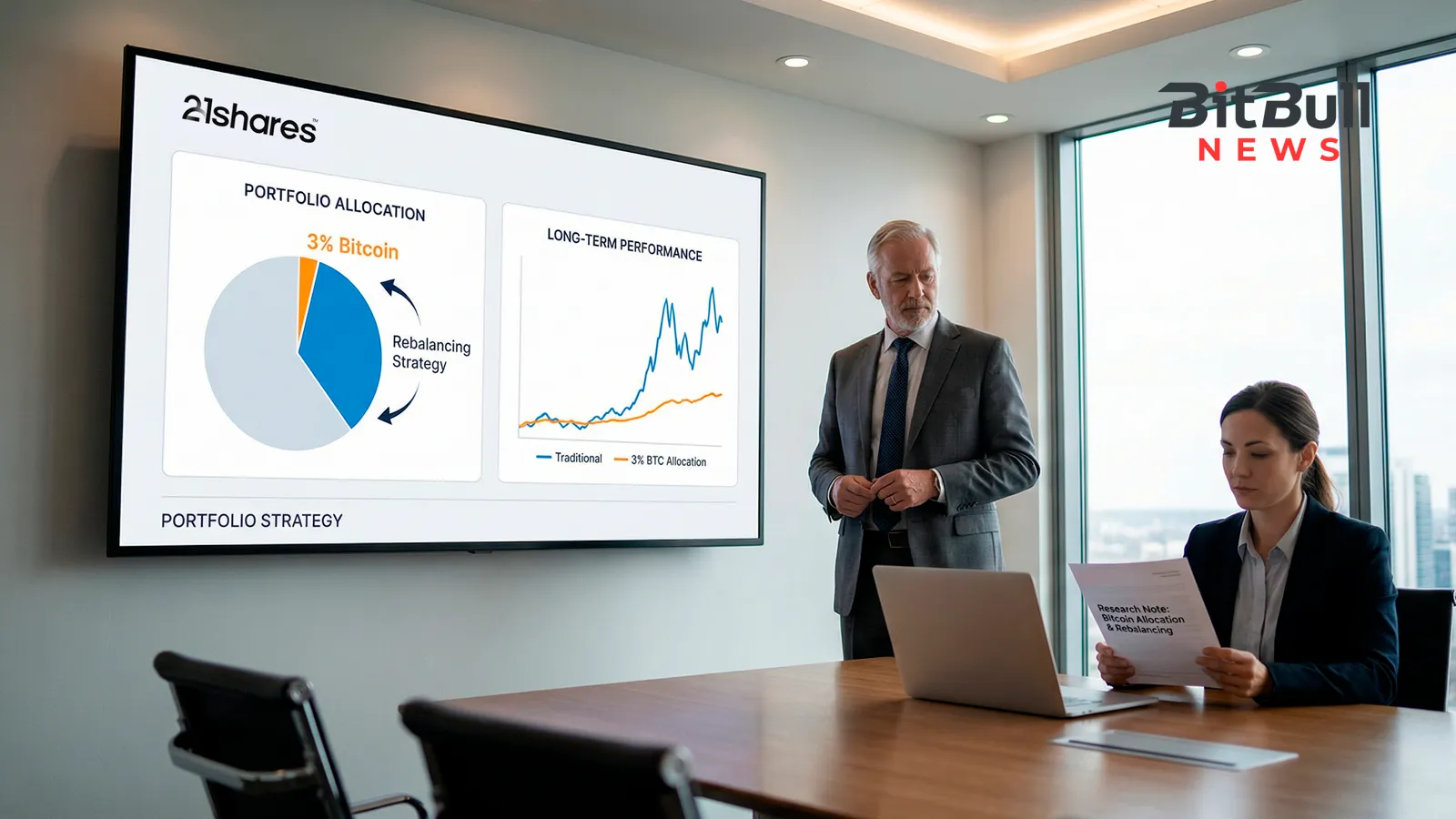 21Shares Says Bitcoin Works Best at 3%