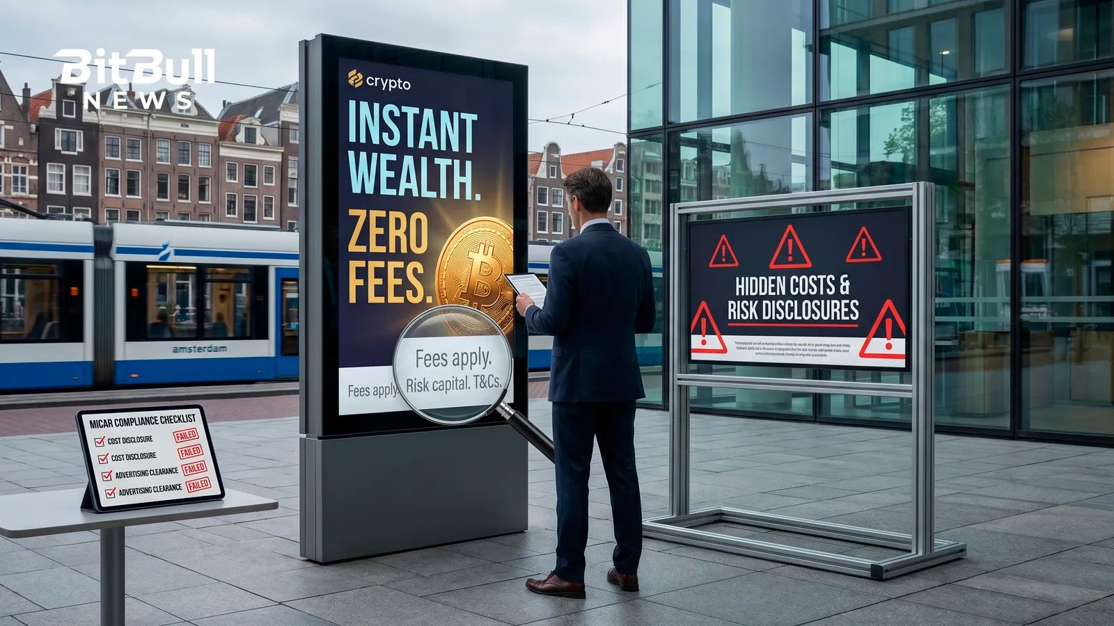 AFM Warns Crypto Firms Over Misleading Ads and Hidden Costs