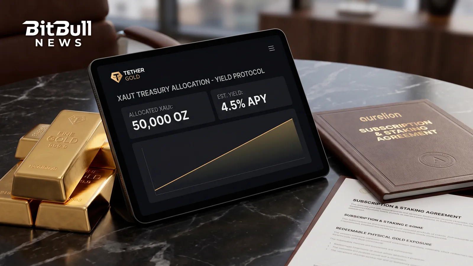 Aurelion Puts 10,000 XAU₮ Into Yield-Bearing Gold Protocol