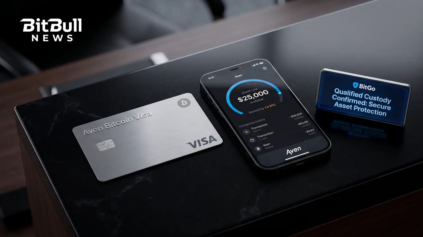 Aven Launches Bitcoin-Backed Visa Card With BitGo Custody