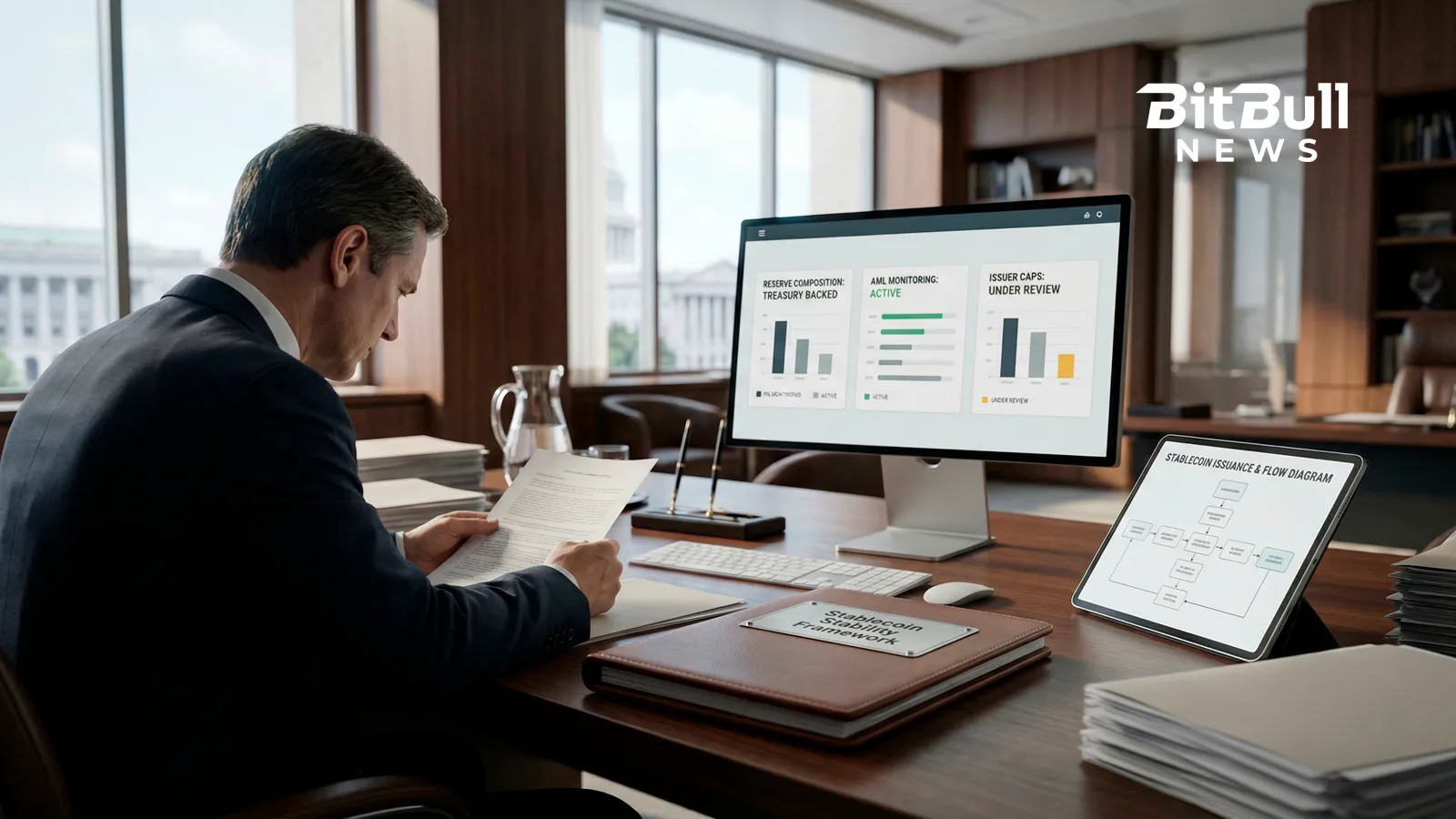 Fed’s Barr Says Stablecoin Rules Need Teeth