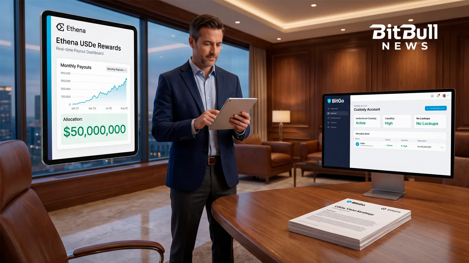 BitGo Adds USDe Rewards for Institutions