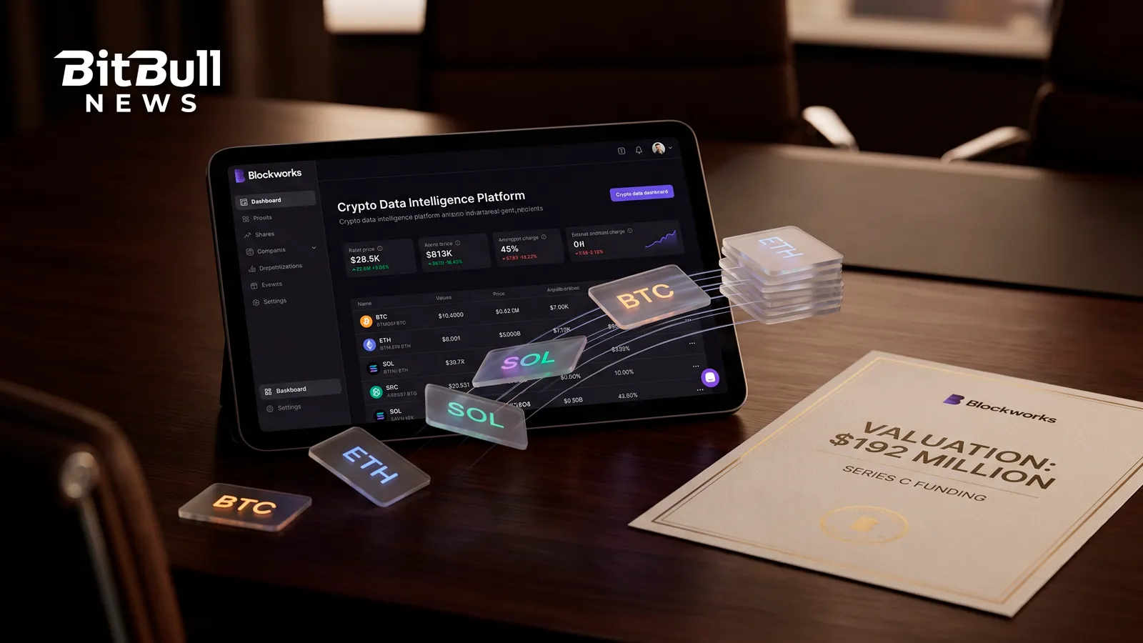 Blockworks Raises At $192M Valuation To Build Crypto Data Stack
