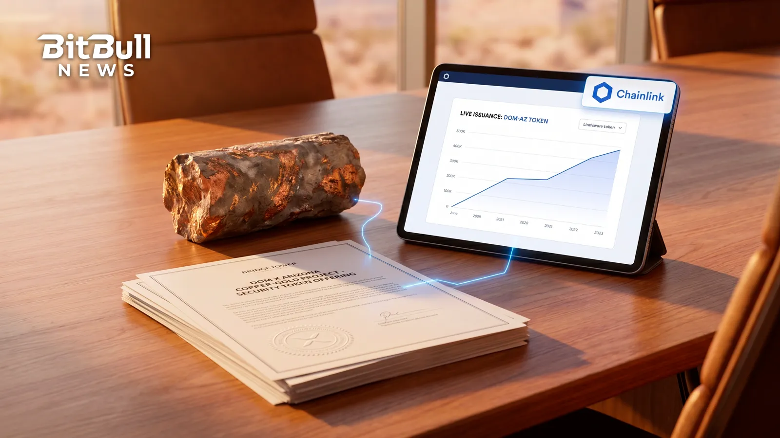 Bridgetower Uses Chainlink To Tokenize $11 Billion Arizona Mining Project