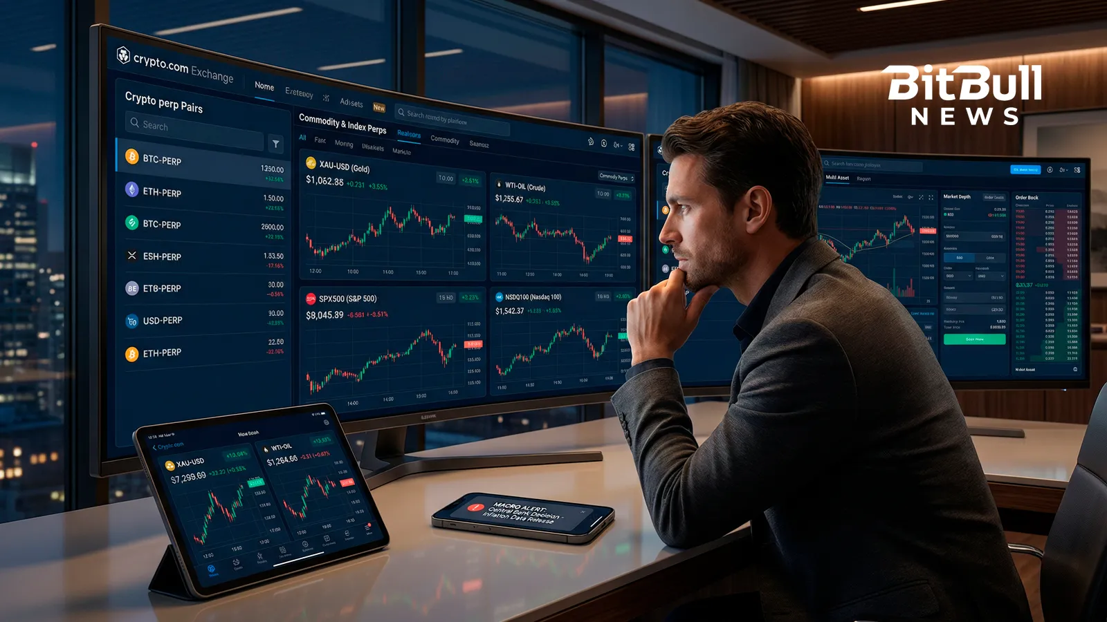 Crypto.com Brings Commodity and U.S. Index Perpetuals to Europe