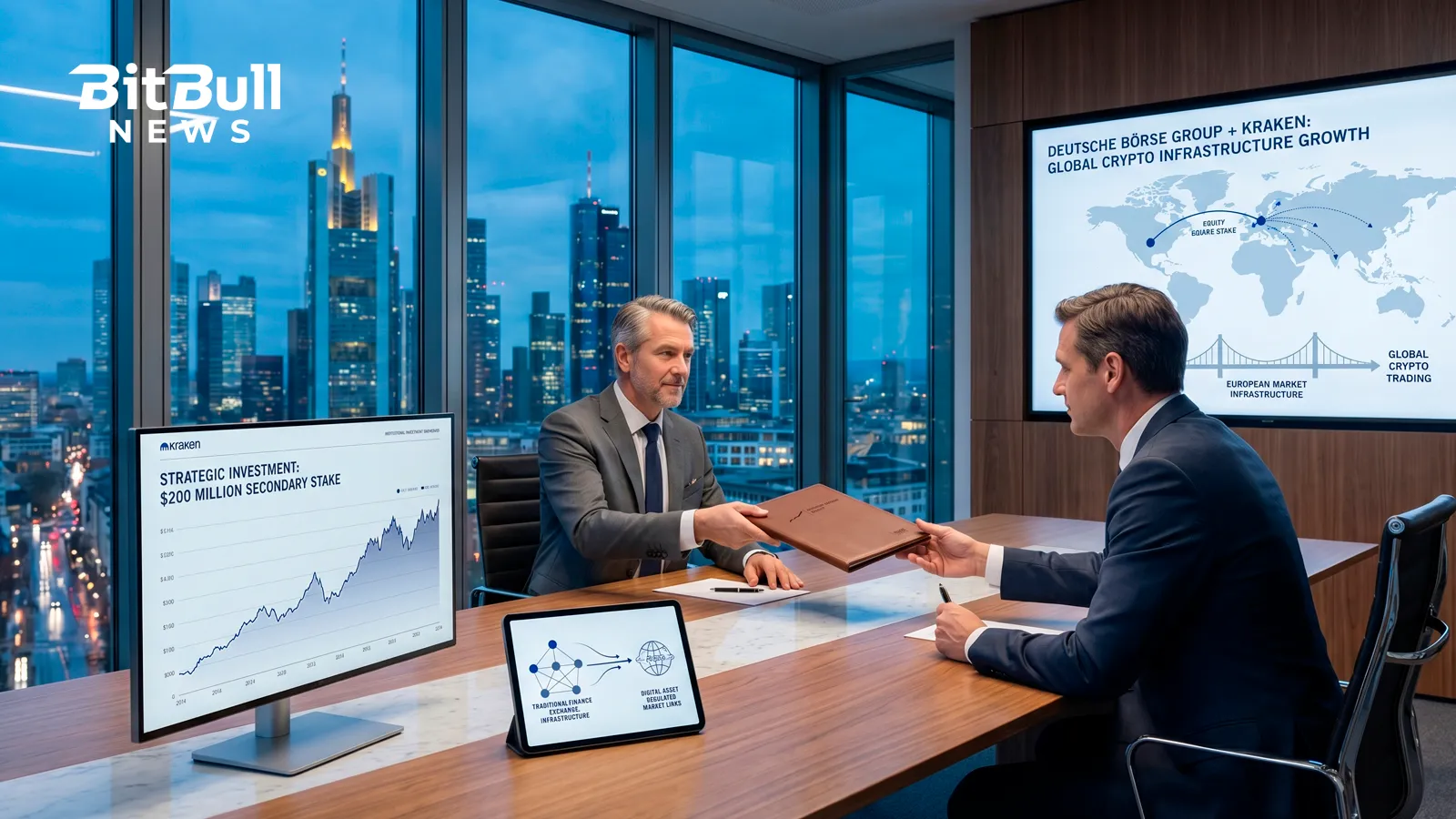 Deutsche Börse Buys Into Kraken in $200M Crypto Infrastructure Bet