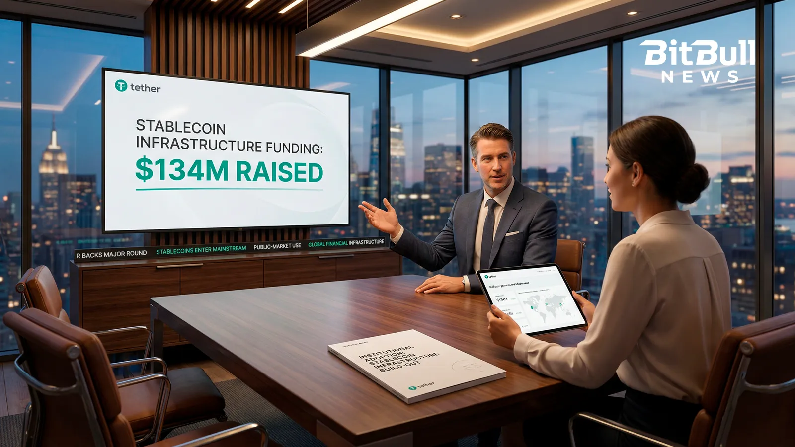 Tether Backs $134M Stablecoin Infrastructure Bet