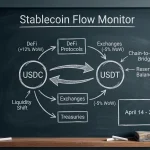 BitBullNews Stablecoin Flow Monitor: April 14–21, 2026