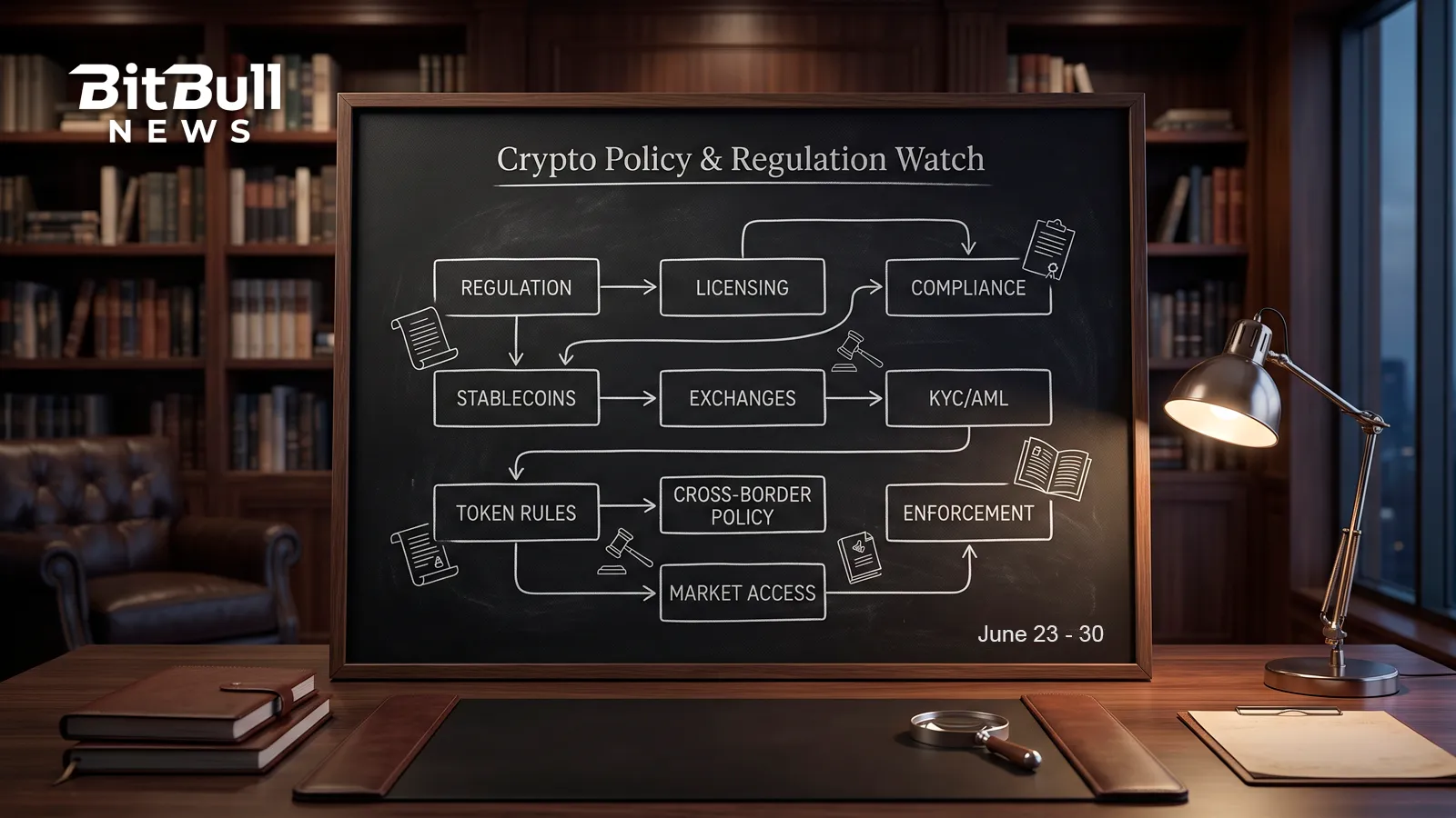 BitBullNews Crypto Policy & Regulation Watch: June 23-30 - Rules Take Over