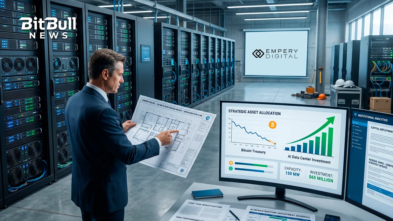 Empery Digital Bets $65M on an AI Data Center It Says Is Worth More Than Its Bitcoin