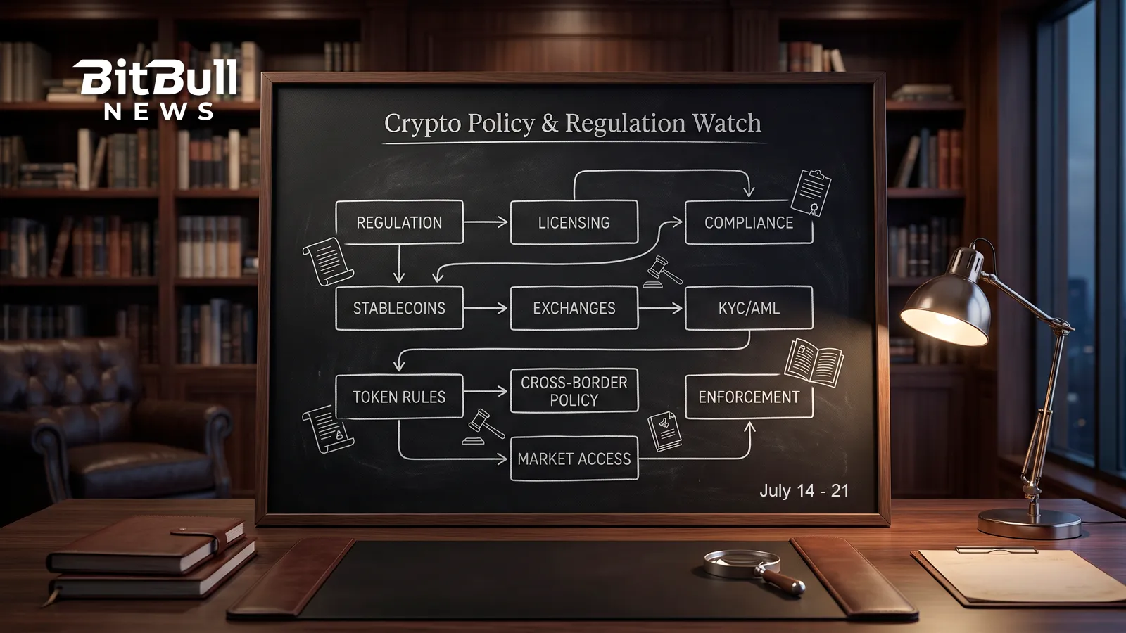 BitBullNews Crypto Policy & Regulation Watch – July 14-21: The Implementation Gap