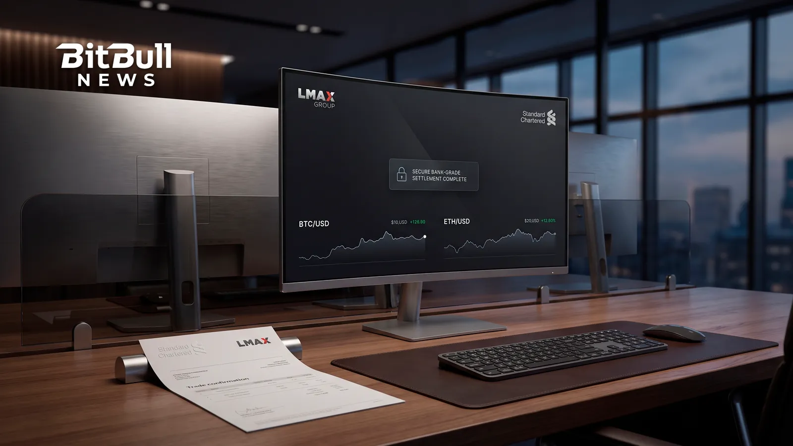 Standard Chartered And LMAX Execute First Live Bank-Grade Crypto Prime Brokerage Trades