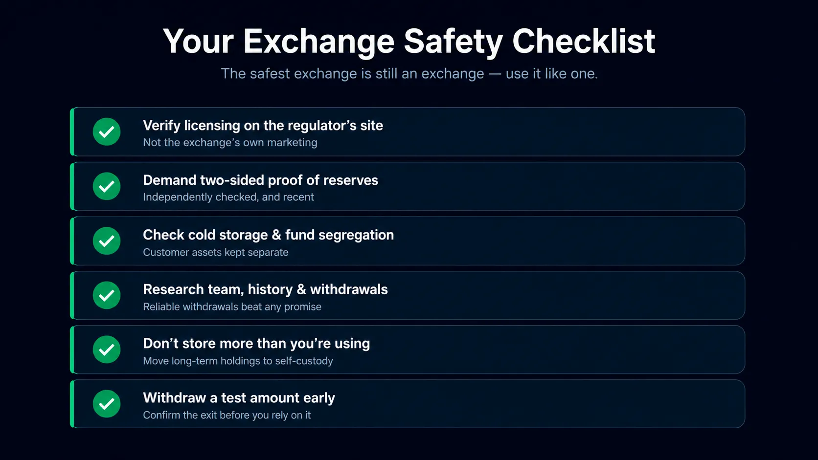 exchange-checklist